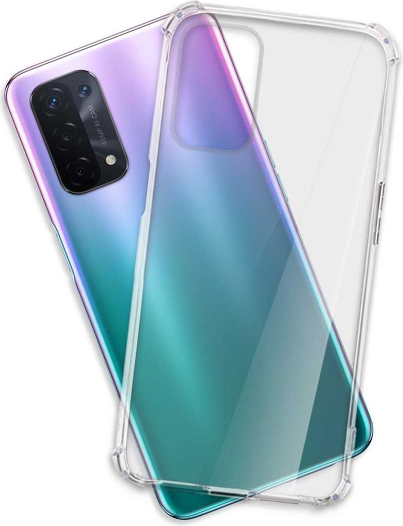 TPU Hülle Clear Armor Soft Case für Oppo A54 5G, Oppo A74 5G (CPH2197, 6.5'') - transparent