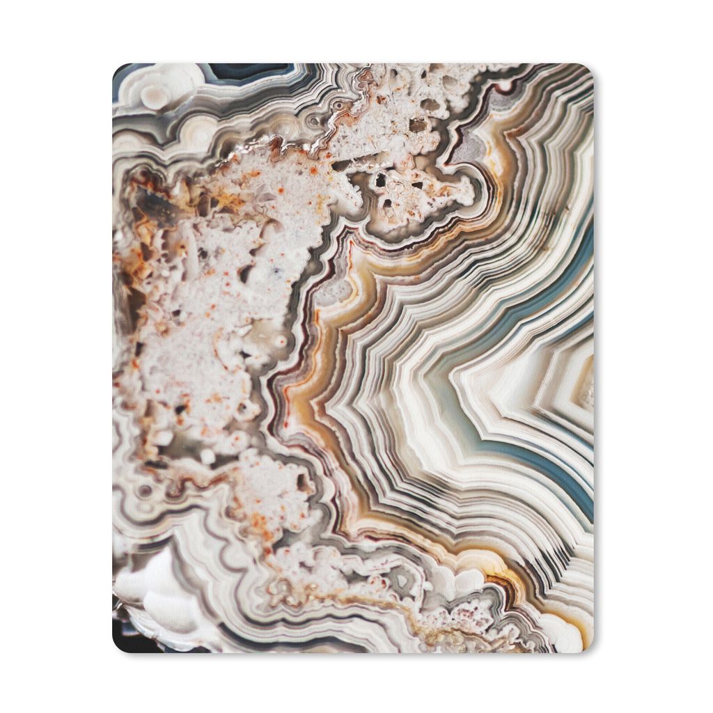 MuchoWow Mauspad Mousepad Edelstein - Marmor - Natur - Abstrakt 30x40 cm - Mousepads - Maus Mat - Pad - Mausunterlage - Mausmatten