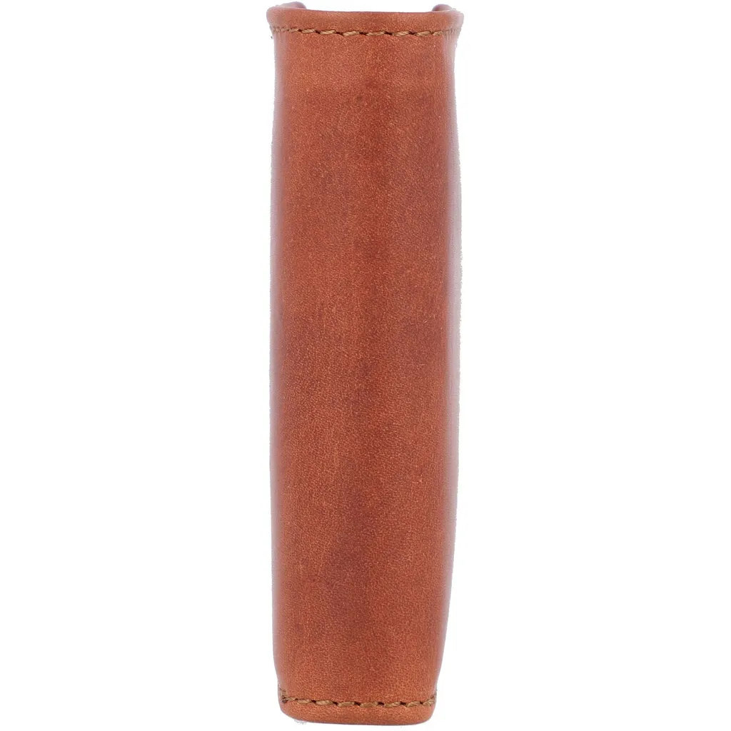 Esquire Dallas Wallet Quer Brown: Portafoglio in Pelle Marrone con RFID - 8