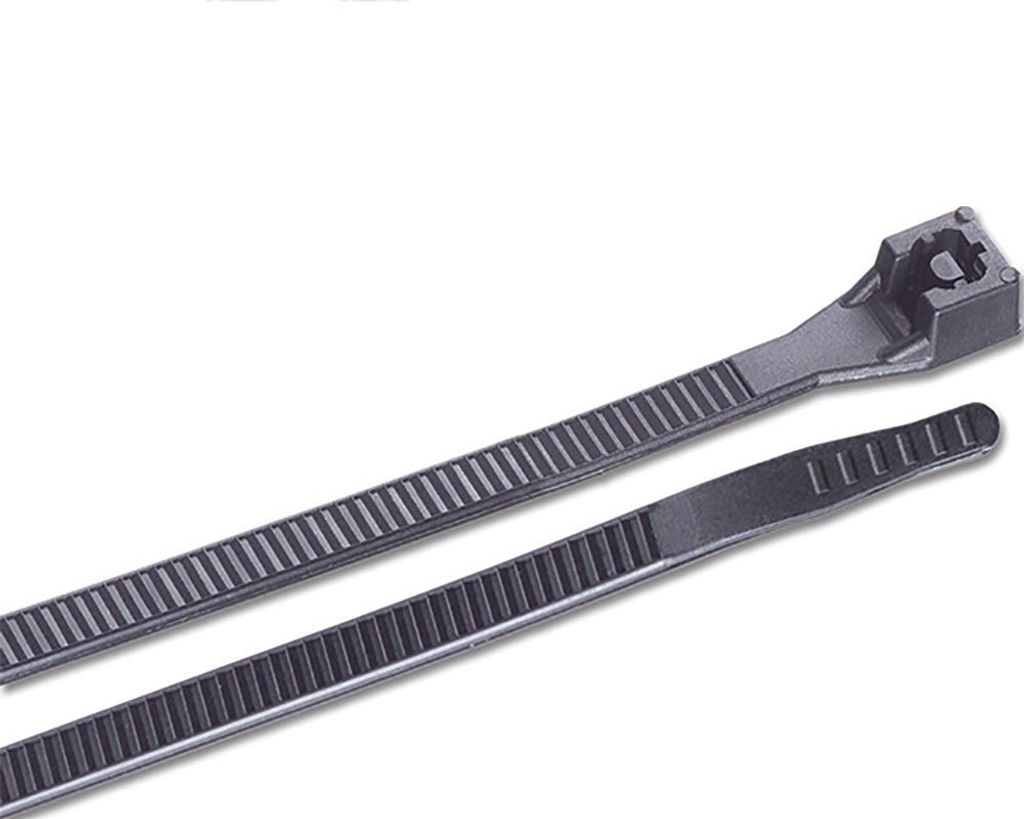 Ancor Marine Standard Kabelbinder 8 Zoll 100 Einheiten Schwarz Schwarz One Size