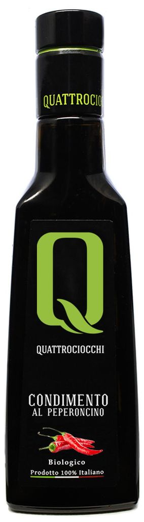 Huile d'olive extra vierge biologique, saveur piment, 0,25 Image du produit 