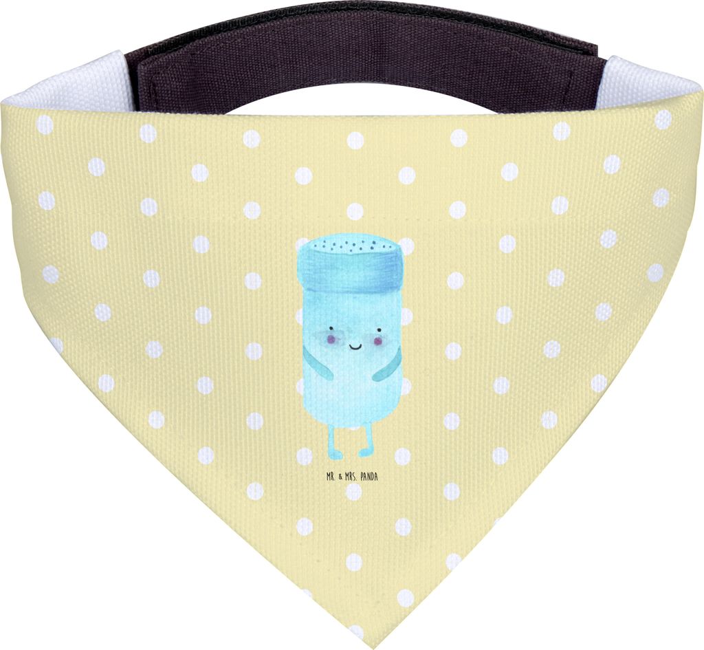 Mr. & Mrs. Panda Tuch Beste Freunde Salz - Gelb Pastell - Geschenk, Hundehalstuch, Hunde Halstuch, Fehlende Keywords, Hund, Lustige Sprüche, Dreie...