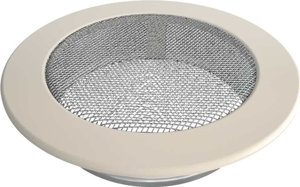 Lüftungsgitter rund Ø 150 Creme