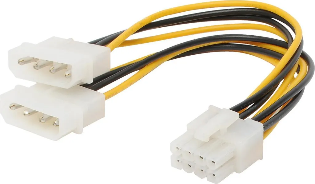 Câble PCIe 8 Broches Haute Qualité 13,3cm pour Connexion Interne Sécurisée