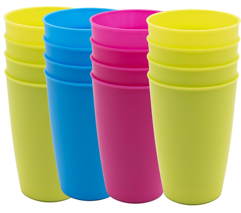 16x Campingbecher Trinkbecher Becher Picknickgeschirr Produktbild 