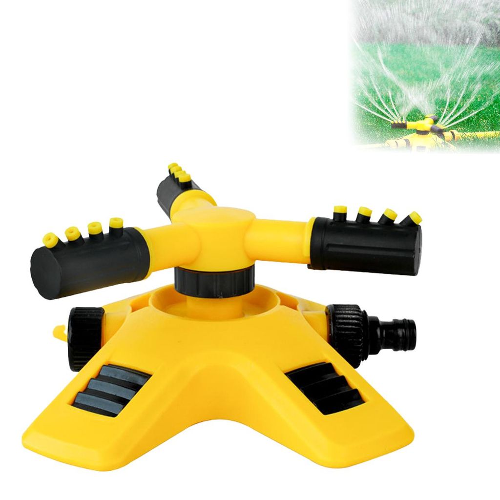 Automatische Rasensprenger, Rasensprenger, Rasensprenger für Gleichmäßige Bewässerung, Rasensprenger Große flächen,360° Drehbare Präzisions...