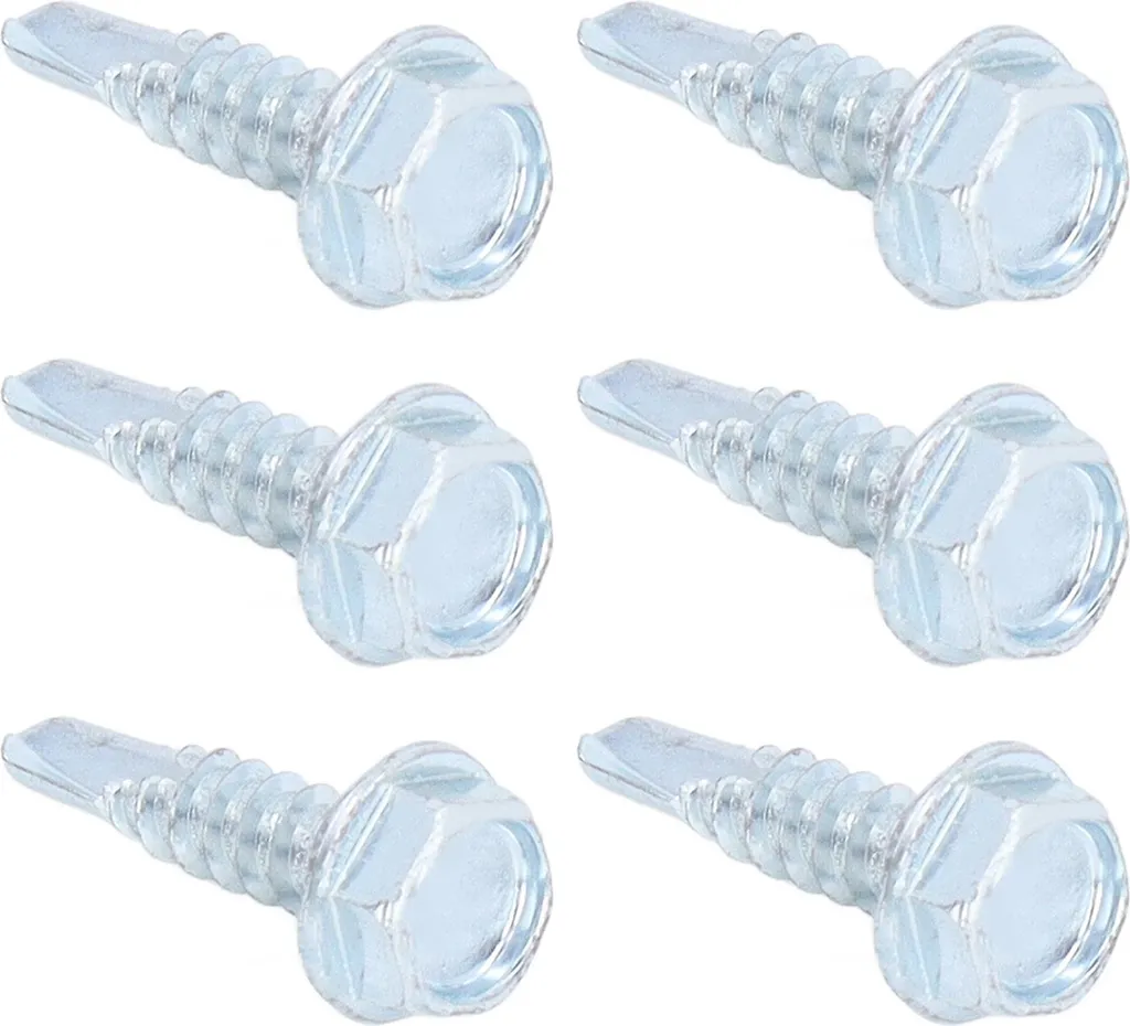 Fixez sans Pré-perçage : Vis Autoperceuse Acier M4,8x19 Galvanisée - 6