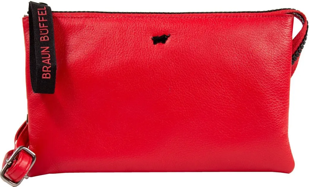Sac à Épaule Capri Braun Büffel Rouge : Fini le Désordre en Cuir Chic