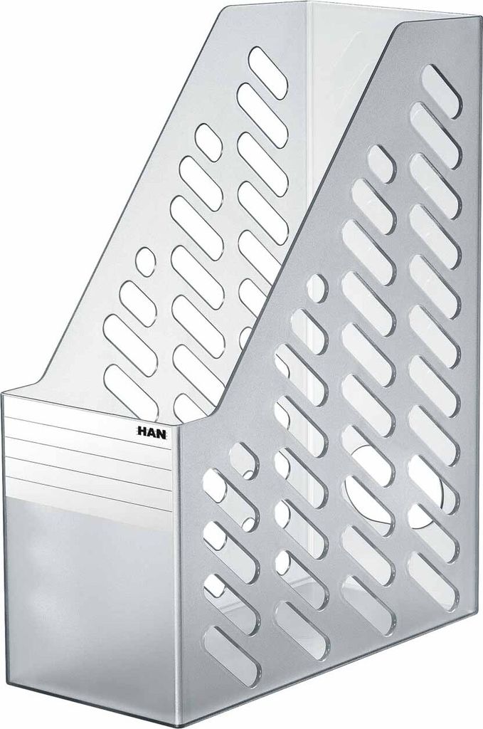 HAN Stehsammler BRILLANT XXL, transluzent-grau, klassisches Design