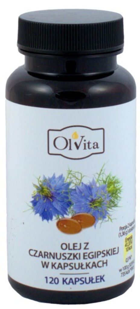 Olvita huile de cumin noir en gélules 120 gélules Image du produit 