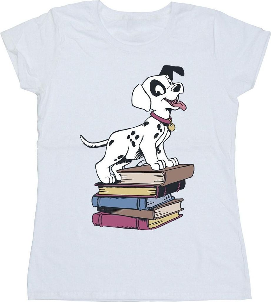 Disney - "101 Dalmatians" T-Shirt für Damen BI22993 (S) (Weiß)