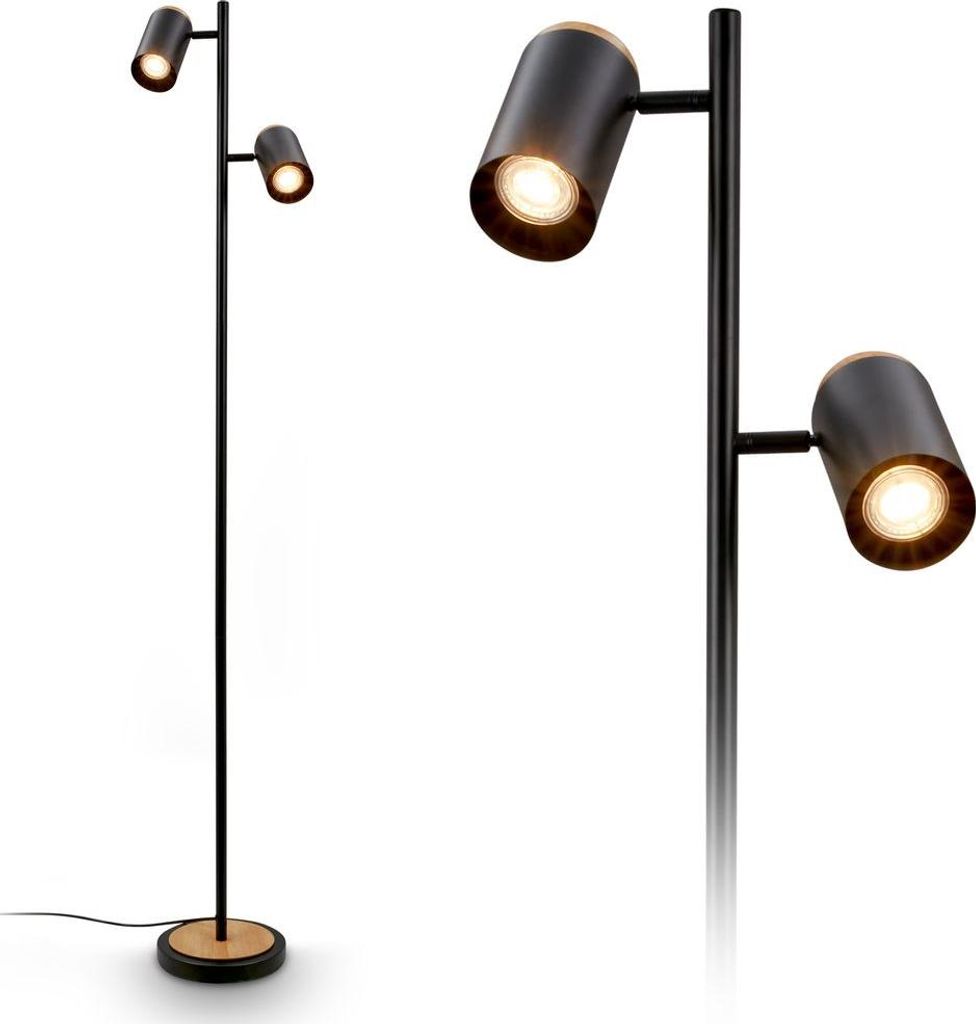 Stehlampe Stehleuchte Standleuchte Leselampe Schwenkbar Wohnzimmer Schalter