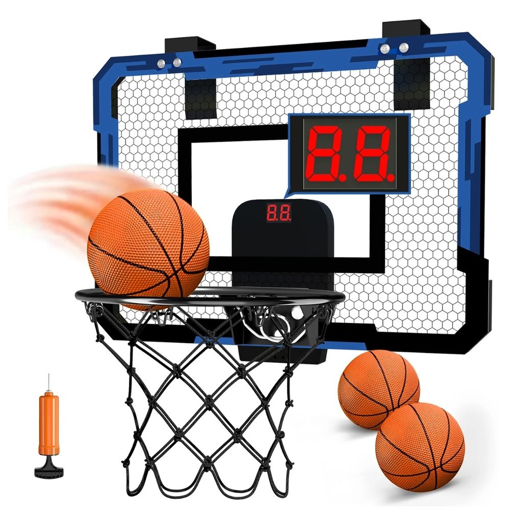 Indoor Mini-Basketballkorb mit digitaler Anzeige und Produktbild 1