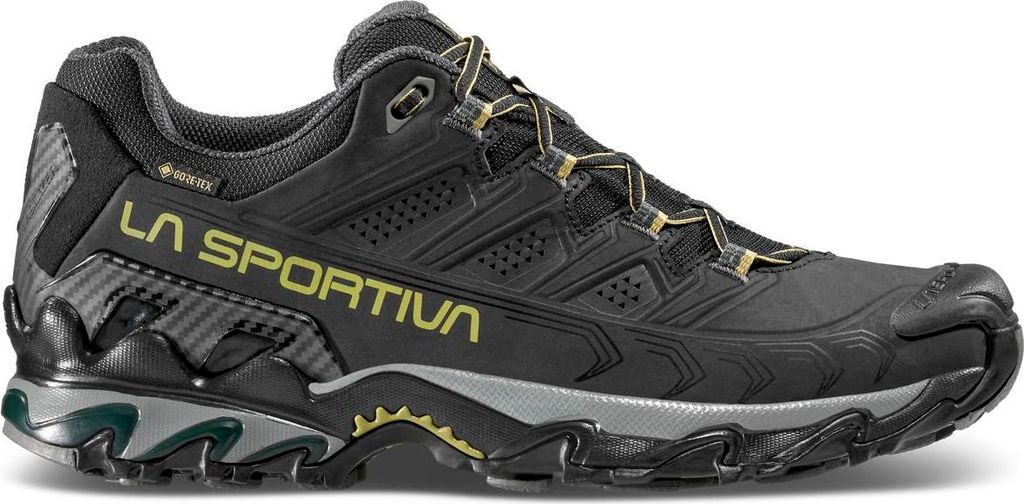 La Sportiva Ultra Raptor II Leather GTX Multifunktionsschuhe Herren Black/Cedar 45.5