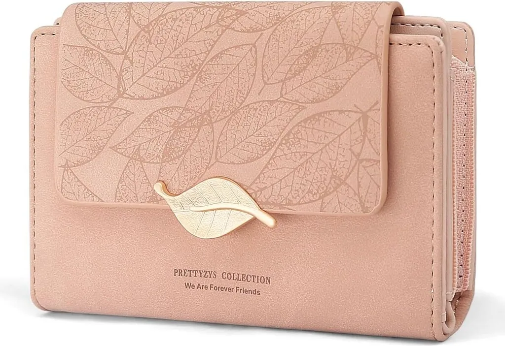 Portafoglio piccolo da donna in Finto cuoio da donna Portafoglio piccolo e corto da donna Molti scomparti, portafoglio da donna con 10 scomparti per carte di credito