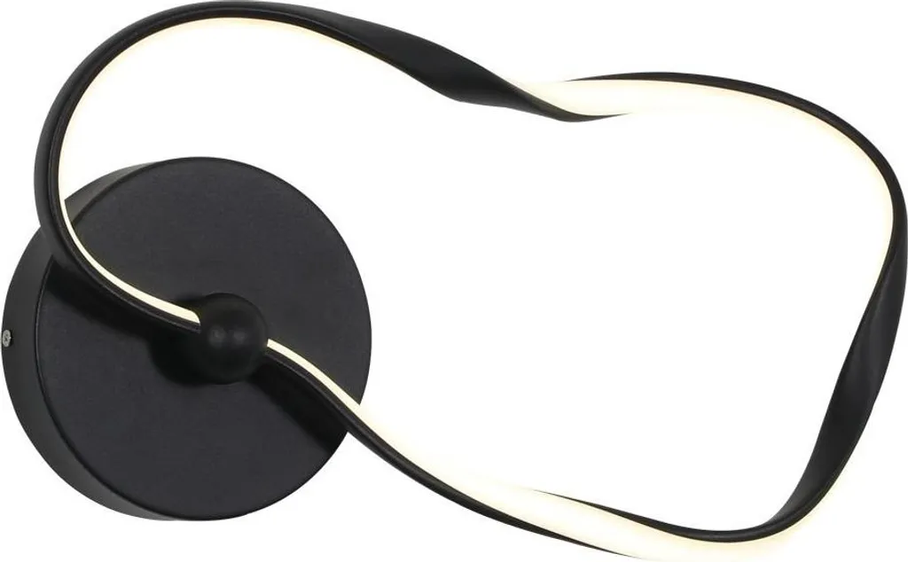 Lampada AMAYA WL-22782-BK Italux: Design LED Nero 40cm CCT