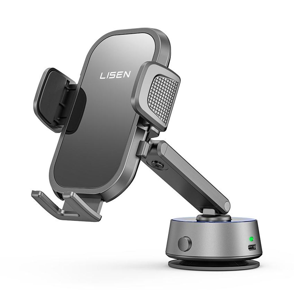 LISEN A680 Elektrische Vakuum Handyhalterung – 360° Produktbild 