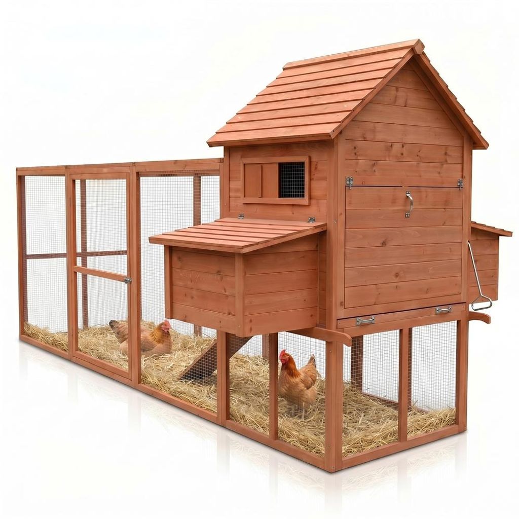 Mucola Hühnerstall Hühnerhaus Kaninchenkäfig Holz Stall Produktbild 