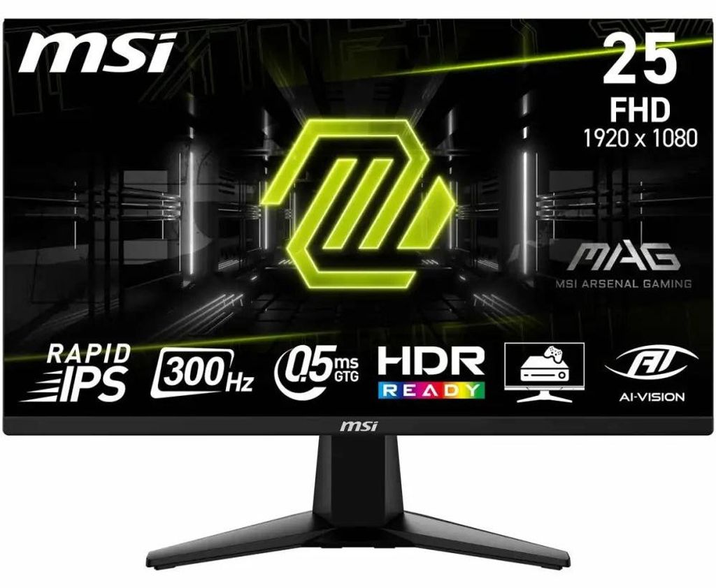 MSI MAG 255XF, 62,2 cm (24.5"), 1920 x 1080 Pixel, Full HD, Produktbild 