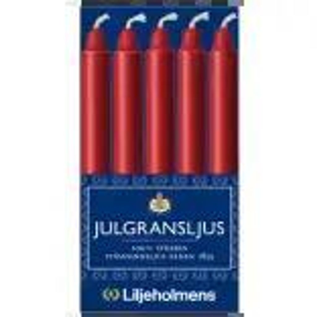 Liljeholmens Julgransljus röd