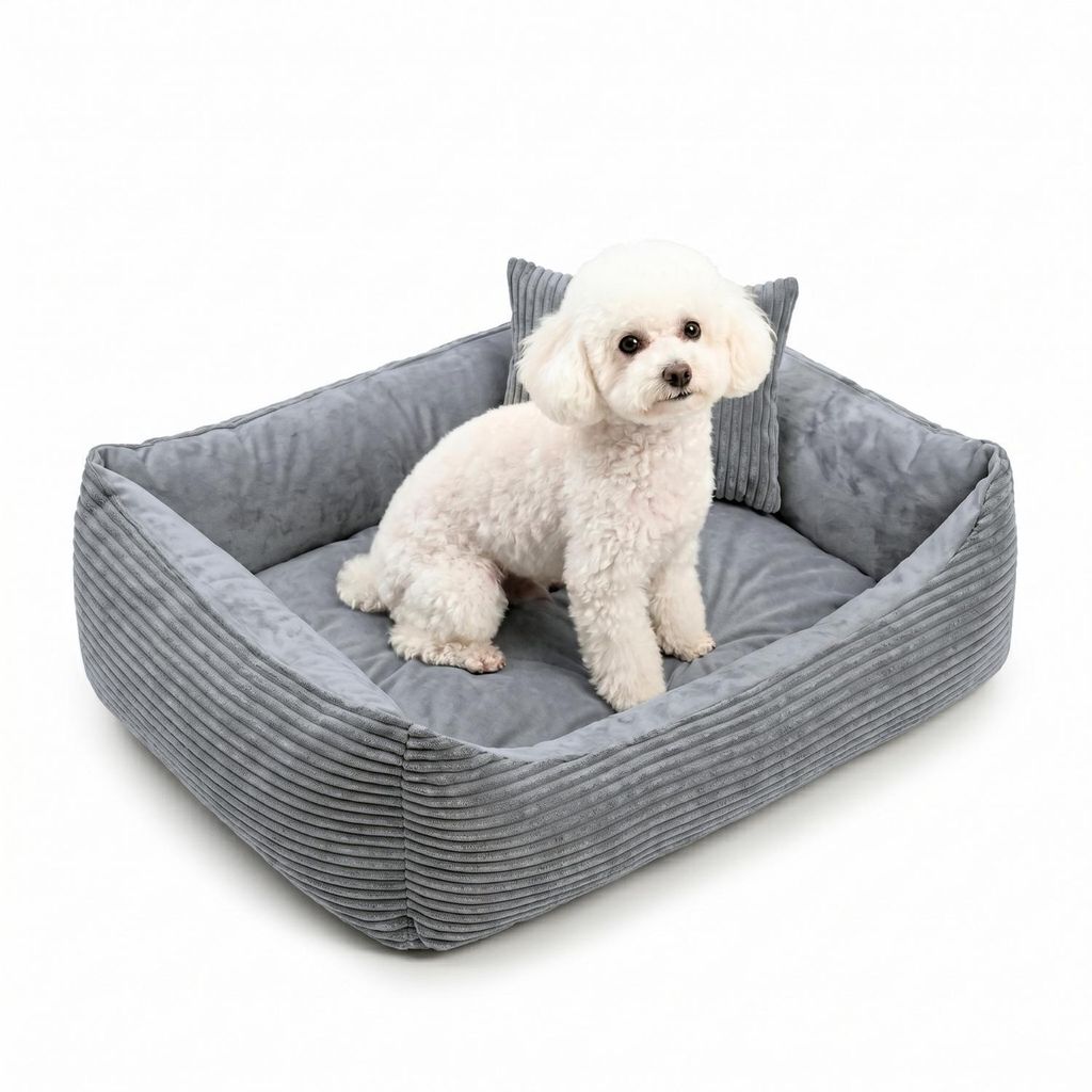 4L Textil MOLLY Cord Hundebett kleine Hunde Hundekorb Produktbild 