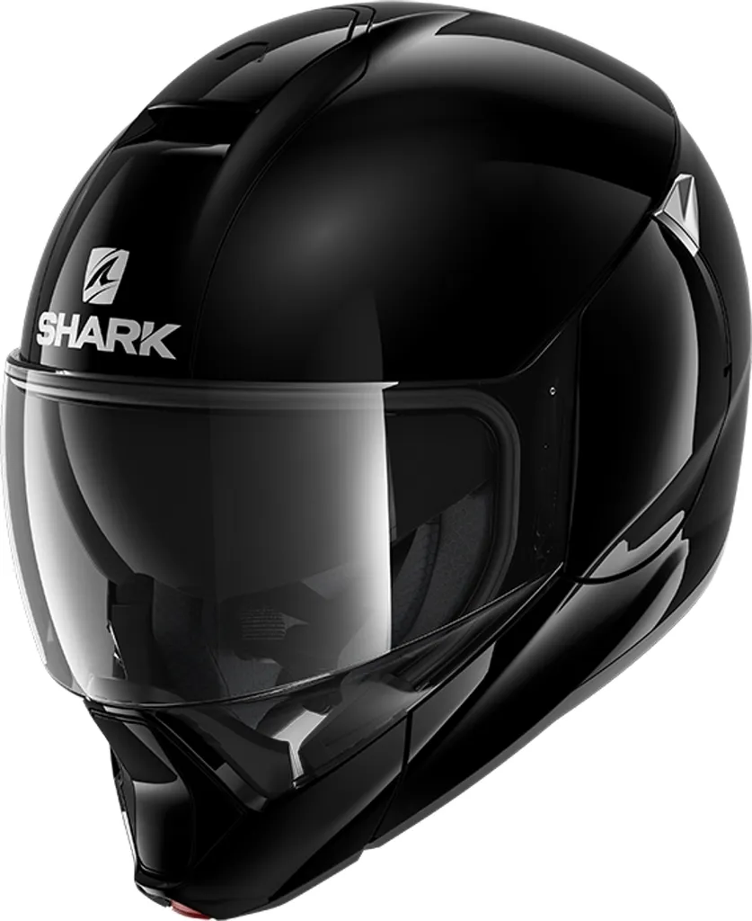 Casque de Moto Modulable Shark Evojet Blank Noir Taille XS pour Adulte