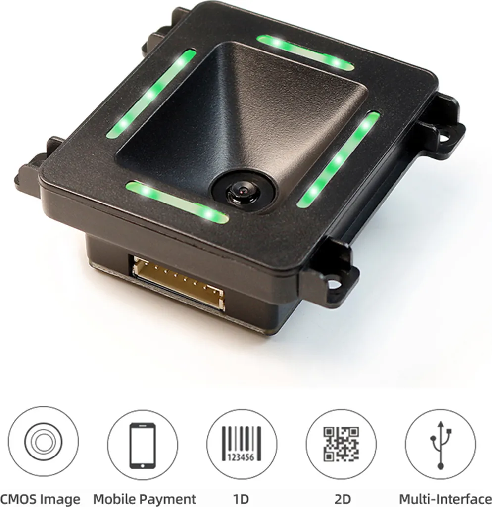 Scanner code-barres pour machine de contrôle de billets et transport