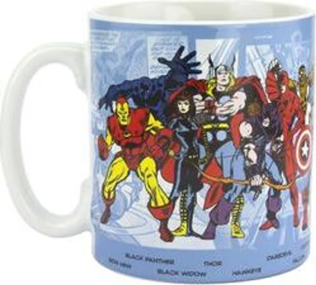 Tasse Marvel Comics Multicolore avec Imprimé Super-Héros Marvel de 33cl - 5