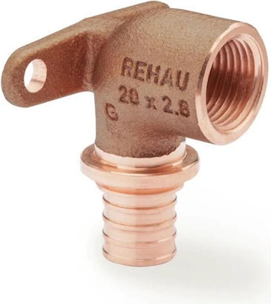 REHAU Wandwinkel, RAUTITAN RX+, 20, Rp 1/2, kurz, 1 Stk. Produktbild 