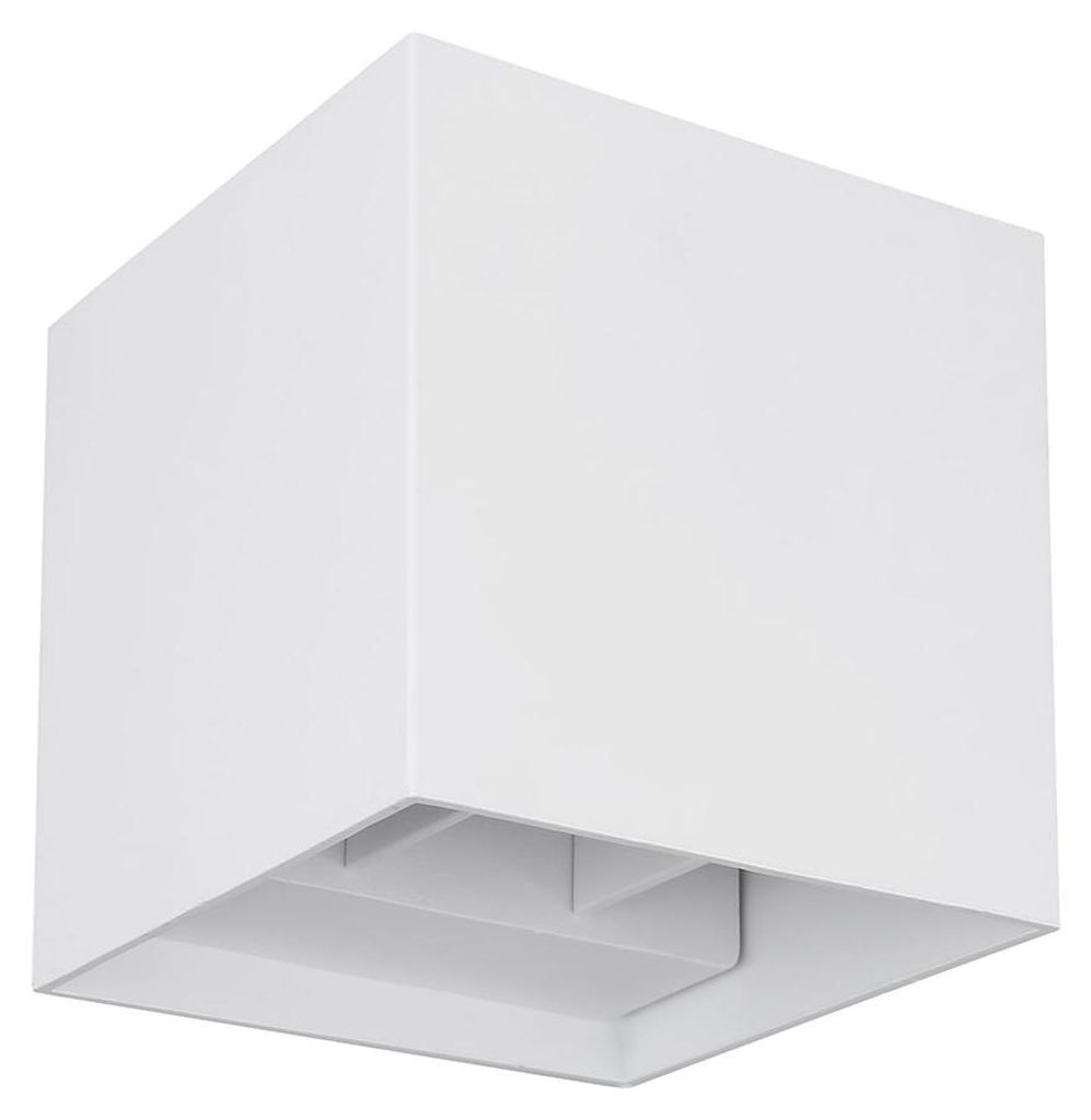 LED Außen-Wandleuchte, Aluminium, Up & Down, weiß, L 10 cm Produktbild 