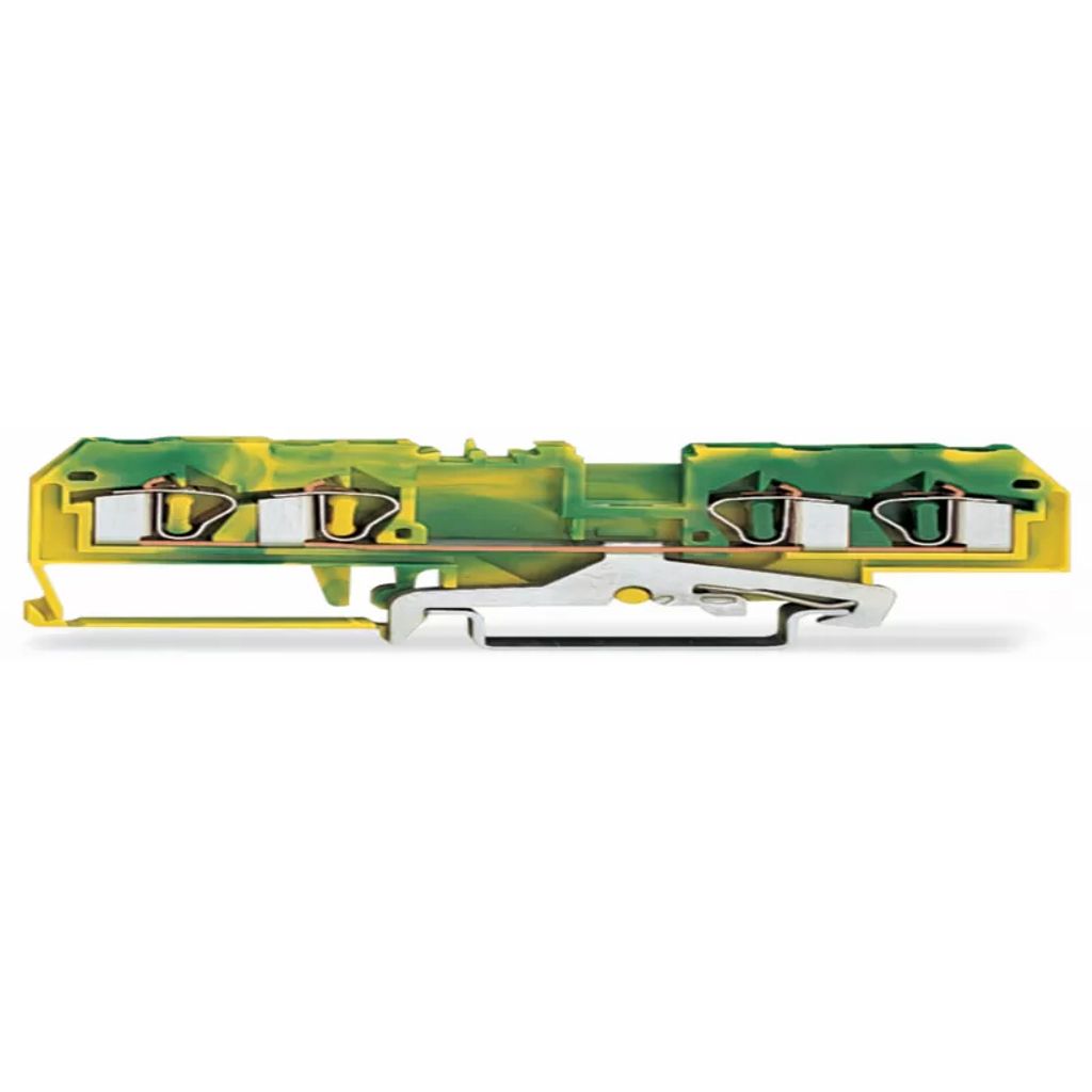 Wago 281-657 4qmm grün-gelb 4 Leiter Schutzleiterklemme