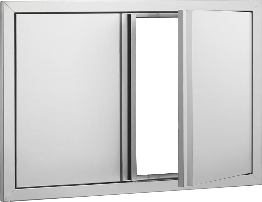 Porte pour Station de Grillade Extérieure en Inox 710x482mm Amovible
