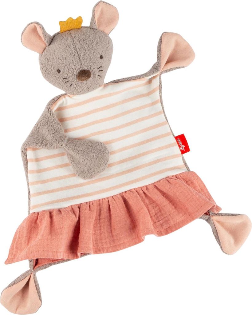 sigikid Schnuffeltuch Maus, Schmusetuch, Kuscheltuch, Kuscheltier, Baby, Baumwolle, 31041