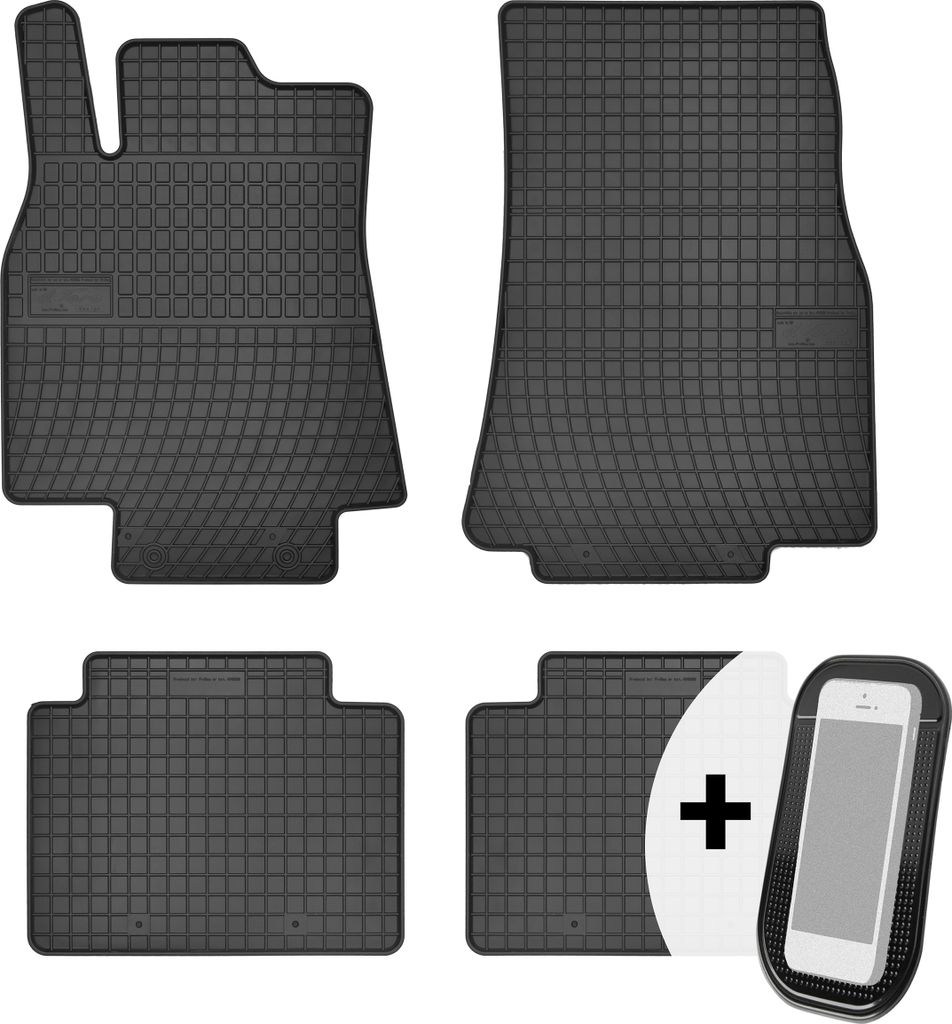 Gummimatten Auto Fußmatten Automatten Passgenau 4-teilig Set - passend für Mercedes-Benz B-Klasse W245 2005-2011
