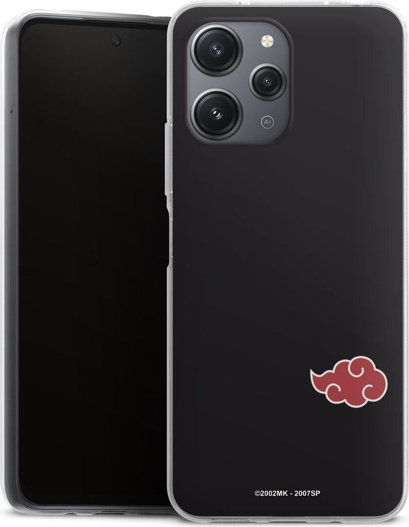 DeinDesign Handyhülle für Xiaomi Redmi 12 Silikon Hülle Case Smartphone Schutzhülle Naruto Shippuden Offizielles Lizenzprodukt Akatsuki