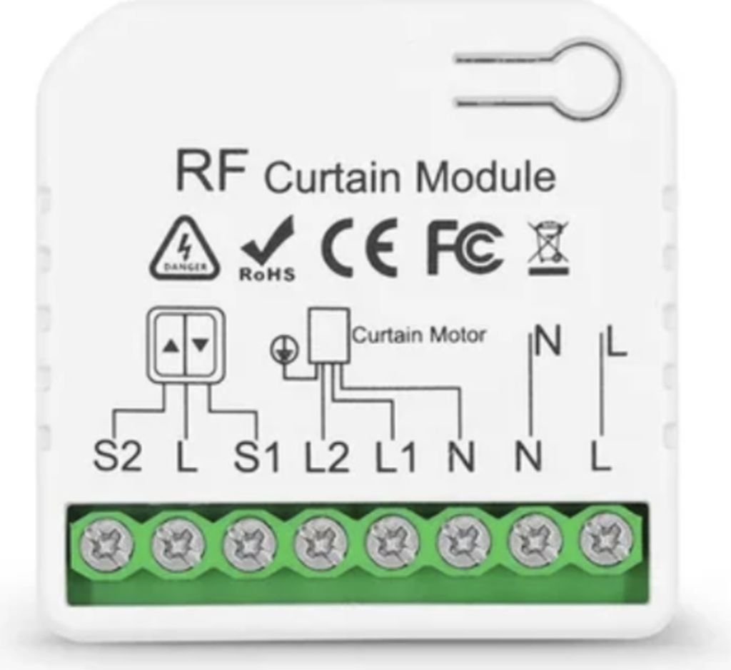 Steuerung für Jalousie- und Rollladenantriebe und andere Motoren - RF 433MHz