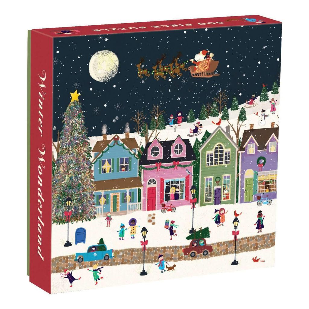 GALISON Štvorcové puzzle Winter Wonderland 500 dielikov Obrázok produktu 