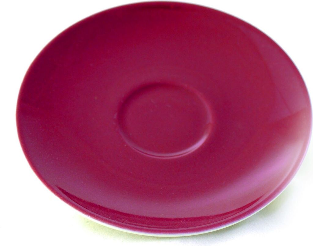 Flirt by R&B 515565 Doppio Jumbo-Untere / Untertasse Ø 17 cm, Porzellan, rot (1 Stück)