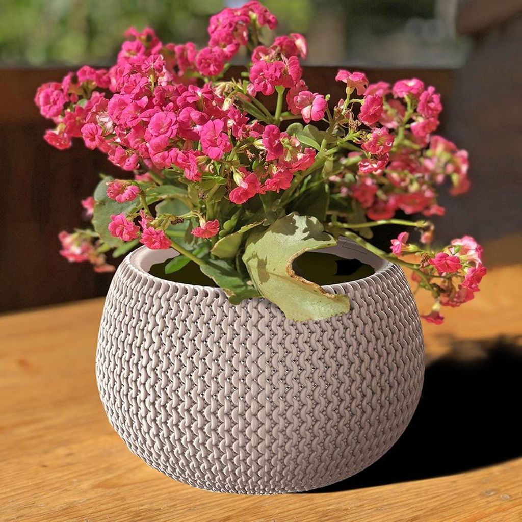 Květináč SPLOFY BOWL s vkladem 29 cm - barva: mocca Image du produit 