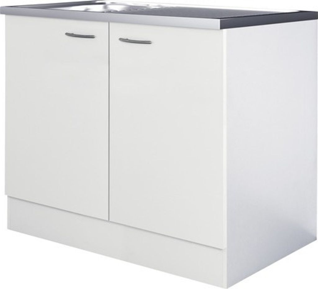Flex Well Spülenschrank inkl Spüle Wito BxTxH 100 x 60 x 85 Produktbild 