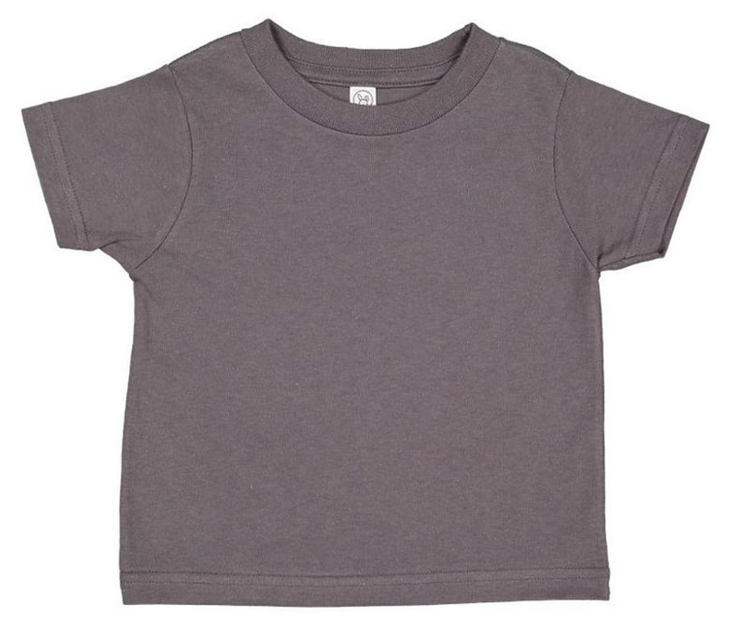Rabbit Skins - T-Shirt für Baby LT2731 (12 Monate) (Holzkohle)