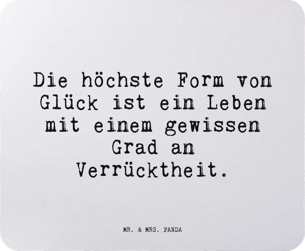Mr. & Mrs. Panda Mauspad Die höchste Form von... - Aquarellblau - Geschenk, laptop mousepad, pc, mausteppich, Weisheit, Sprüche, Lebensweisheit, ...