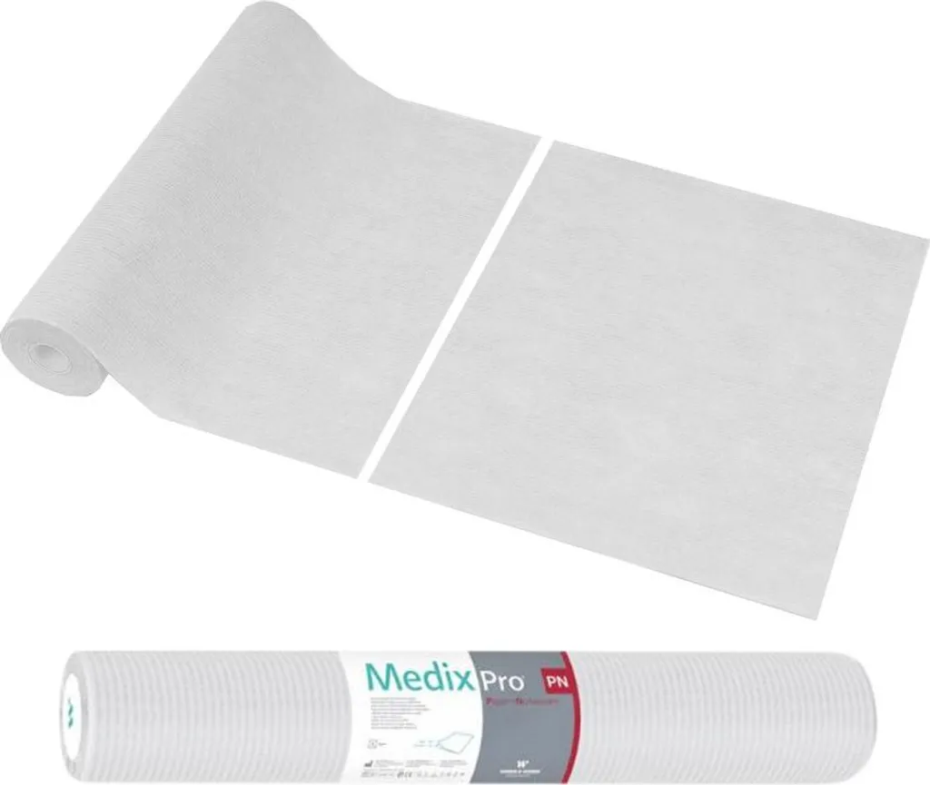 Drap d'examen blanc 40g ultra résistant 70x50 cm MedixPro 100 pcs