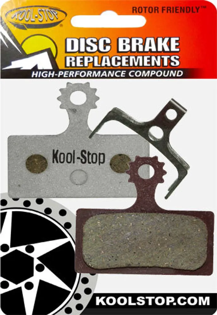 Plaquettes Kool Stop Shimano XTR 2011 ultra légères support alu