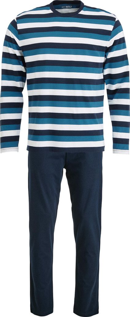 REDBEST Herren-Schlafanzug dunkelblau 58