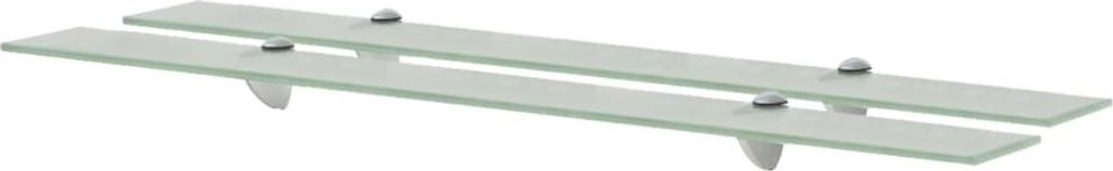 Schweberegale 2 Stk. Glas 90x10 cm 8 mm Produktbild 