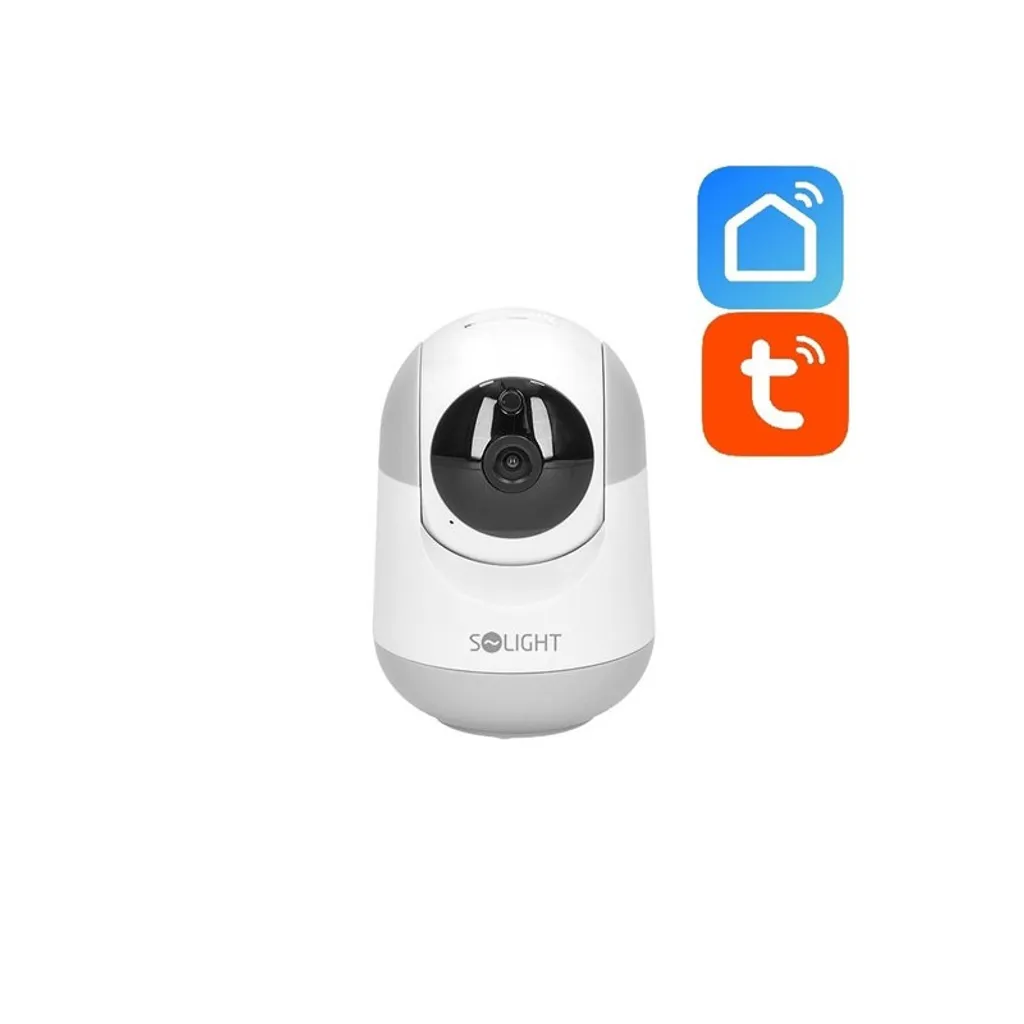 Caméra IP WiFi blanche Solight 1D74S rotative avec détection mobile - 2