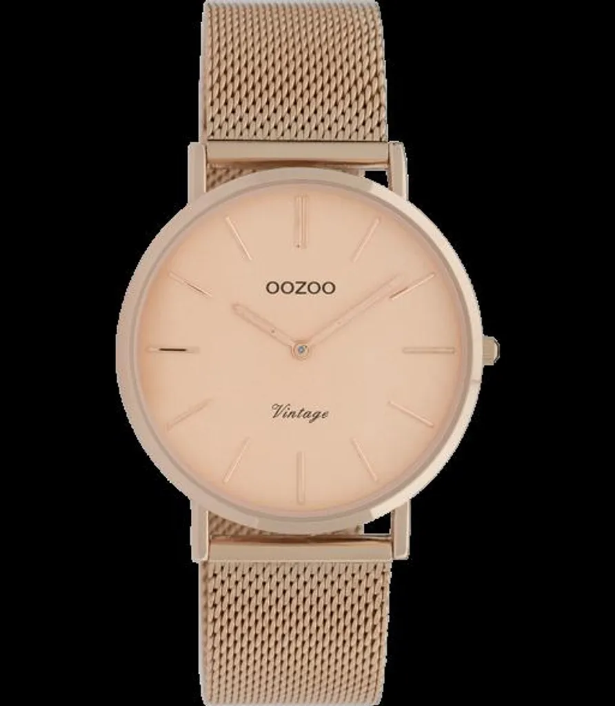 Oozoo Orologio Vintage C9922 Donna | Maglia Milanaise Rosa 36mm
