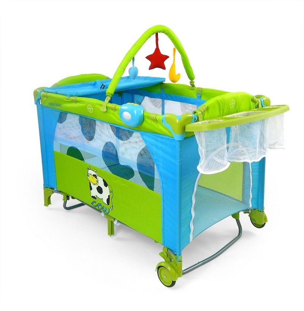 Milly Mally Babybett Reisebett Laufstall Kuh - Playpen Produktbild 