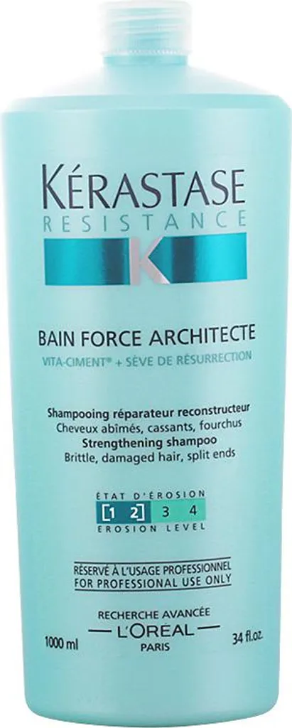 Shampoing Kérastase Résistance réparation brushing et chaleur